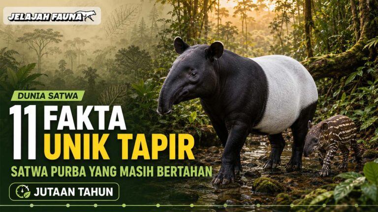 11 Fakta Unik Tapir, Satwa Purba yang Masih Bertahan Hingga Kini