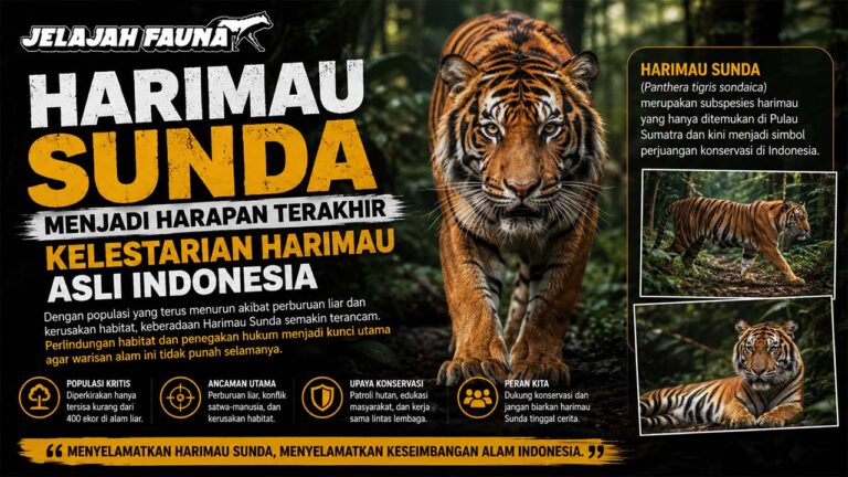 Harimau Sunda Menjadi Harapan Terakhir Kelestarian Harimau Asli Indonesia