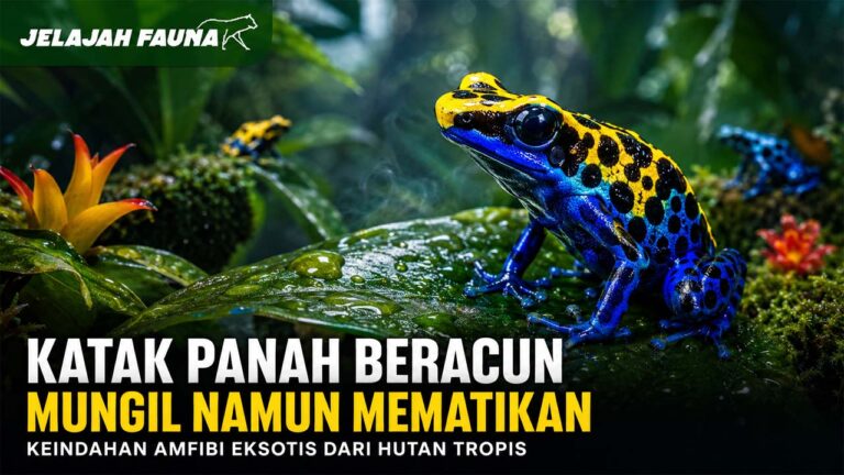 Katak Panah Beracun, Amfibi Mungil dengan Racun Mematikan yang Menakjubkan