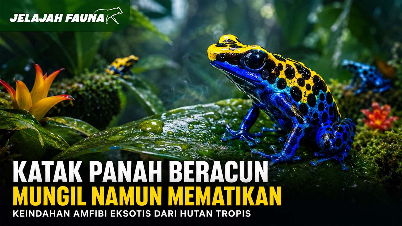 Katak Panah Beracun, Amfibi Mungil dengan Racun Mematikan yang Menakjubkan