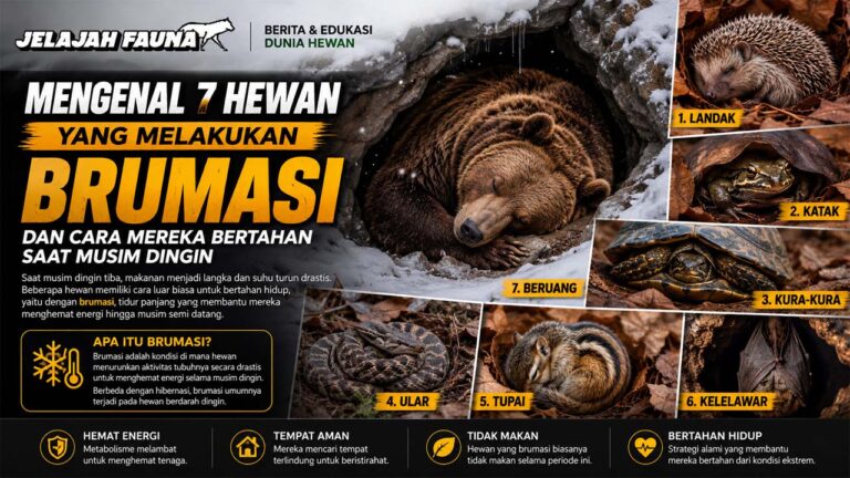 Mengenal 7 Hewan yang Melakukan Brumasi dan Cara Mereka Bertahan Saat Musim Dingin