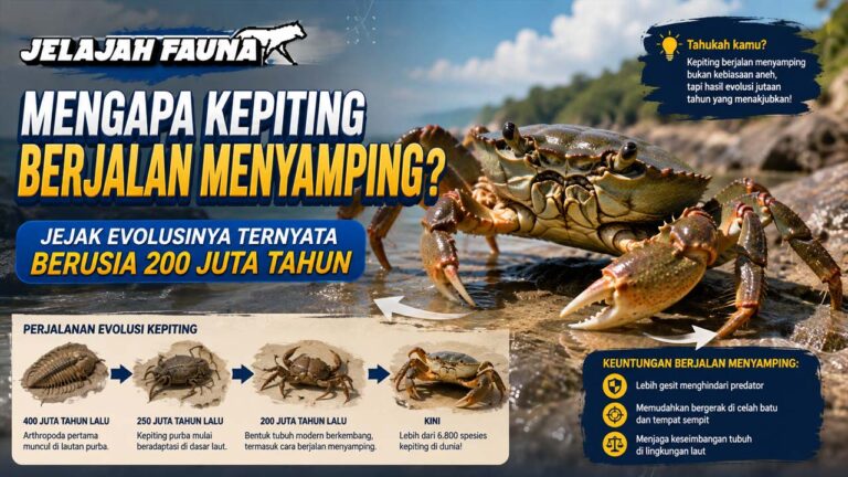 Mengapa Kepiting Berjalan Menyamping? Jejak Evolusinya Ternyata Berusia 200 Juta Tahun