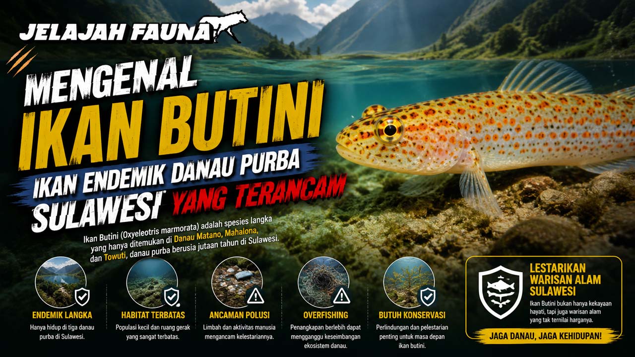 Mengenal Ikan Butini, Ikan Endemik Danau Purba Sulawesi yang Terancam