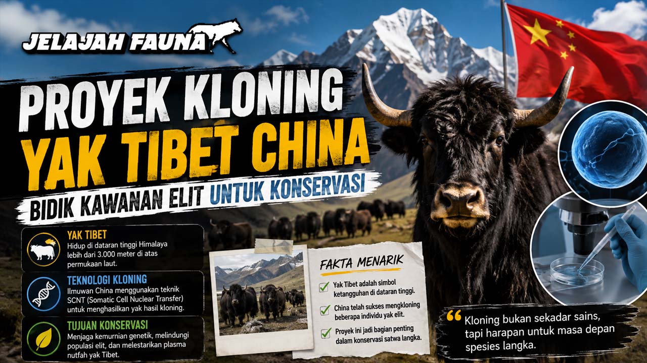 Proyek Kloning Yak Tibet China Bidik Kawanan Elit untuk Konservasi
