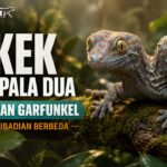 Tokek Berkepala Dua Simon dan Garfunkel Punya Kepribadian Berbeda
