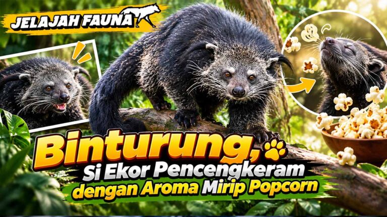 Binturung, Si Ekor Pencengkeram dengan Aroma Mirip Popcorn