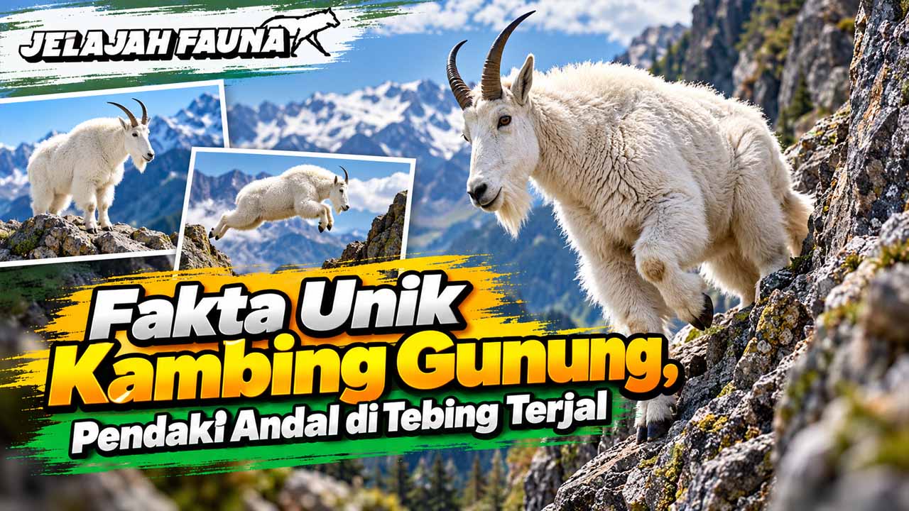 Fakta Unik Kambing Gunung, Pendaki Andal di Tebing Terjal