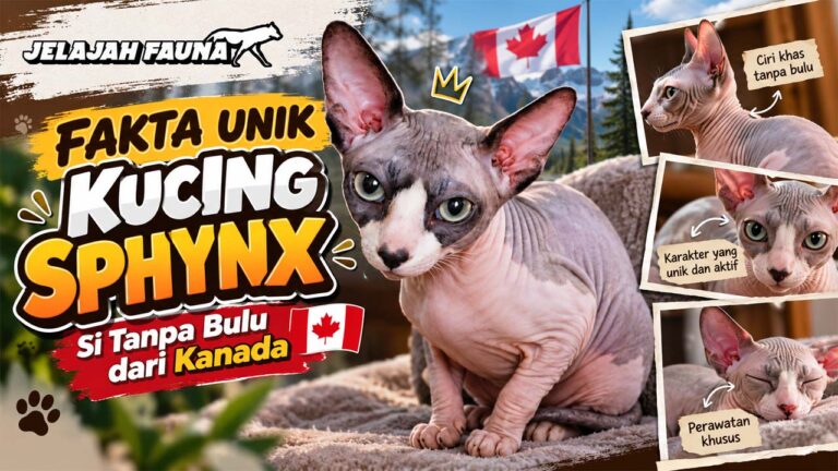Fakta Unik Kucing Sphynx, Si Tanpa Bulu dari Kanada