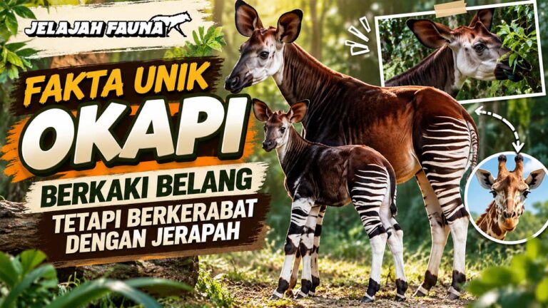 Fakta Unik Okapi, Berkaki Belang tetapi Berkerabat dengan Jerapah