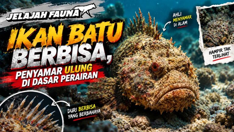 Ikan Batu Berbisa, Penyamar Ulung di Dasar Perairan