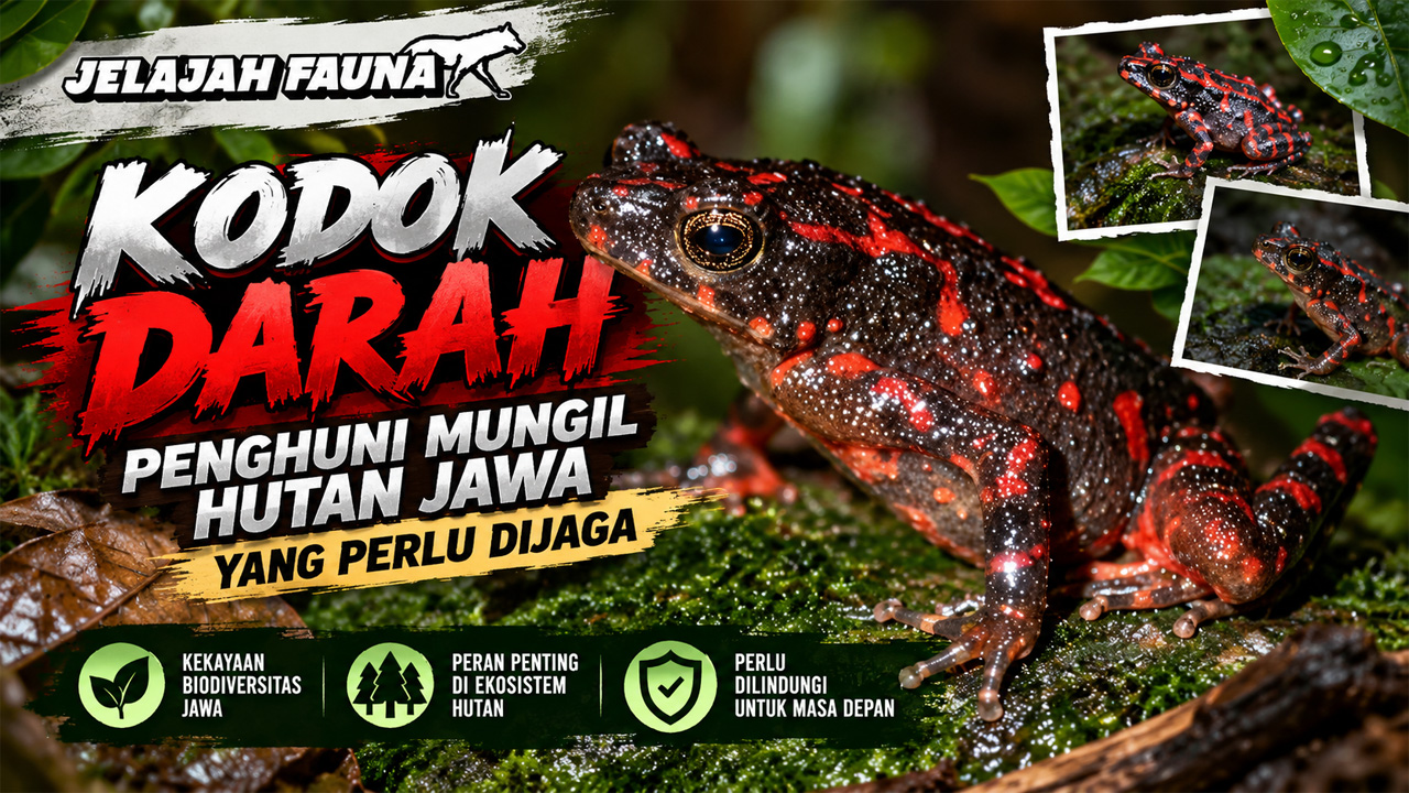 Kodok Darah, Penghuni Mungil Hutan Jawa yang Perlu Dijaga