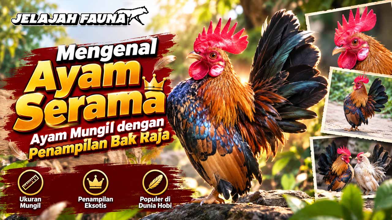 Mengenal Ayam Serama, Ayam Mungil dengan Penampilan Bak Raja
