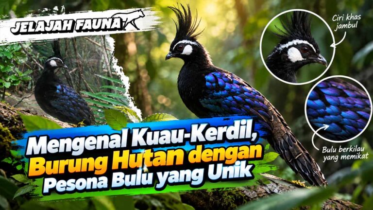 Mengenal Kuau-Kerdil, Burung Hutan dengan Pesona Bulu yang Unik
