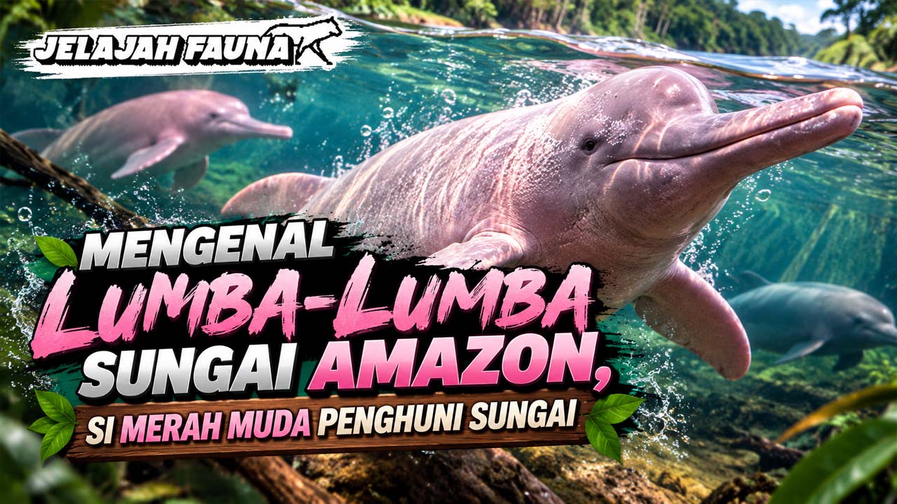 Mengenal Lumba-Lumba Sungai Amazon, Si Merah Muda Penghuni Sungai
